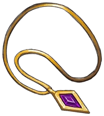 Amethyst Gold Amulet