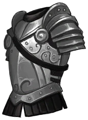 Argent Knight's Plate