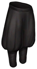 Black Cloth Pants