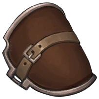 Buckled Leather Spaulder