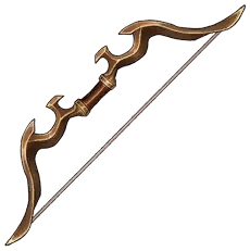 Gilded Recurve Bow