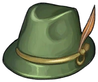 Sage's Feathered Hat