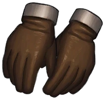 Worn Leather Gloves