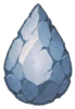 Chipped Teardrop Diamond