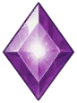 Polished Rhombus Amethyst