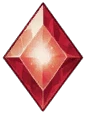 Polished Rhombus Ruby