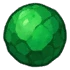 Raw Sphere Emerald
