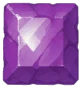 Rough Square Amethyst