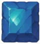 Rough Square Sapphire