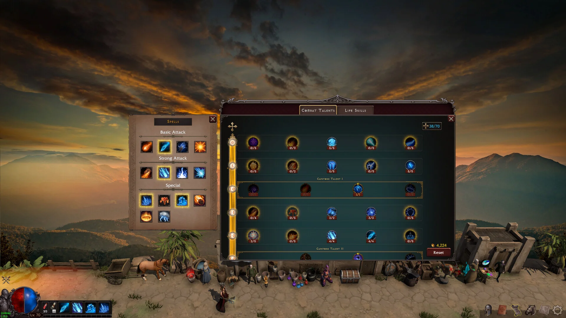 Deskrawl: Idle ARPG gameplay screenshot