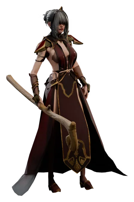 Sorcerer character from Deskrawl